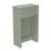 Newland  Floorstanding Toilet Unit Sage Green Matt 500mm x 260mm x 850mm