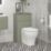 Newland  Floorstanding Toilet Unit Sage Green Matt 500mm x 260mm x 850mm