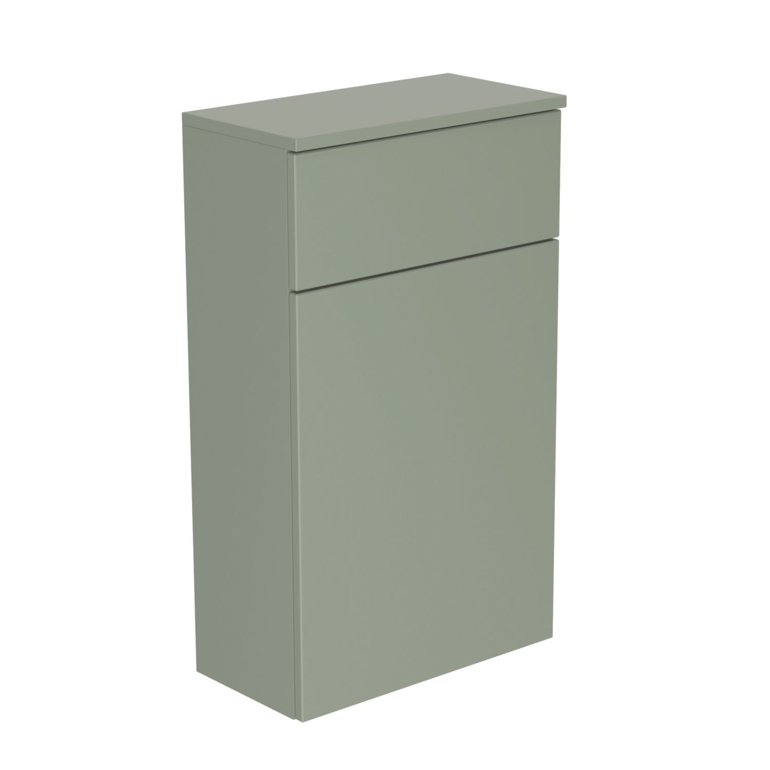 Newland Floorstanding Toilet Unit Sage Green Matt 500mm x 260mm x 850mm (779RN)