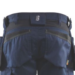 Blaklader 1992 Craftsman Shorts Stretch X1900 - Navy Blue/Black