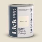 LickPro Max+ 1Ltr White 05  Matt Emulsion  Paint