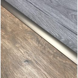 Unika Matt Steel Self-Adhesive Aluminium Floor Threshold 900mm