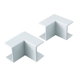 Tower  Internal Trunking Corner 25mm x 16mm 2 Pack