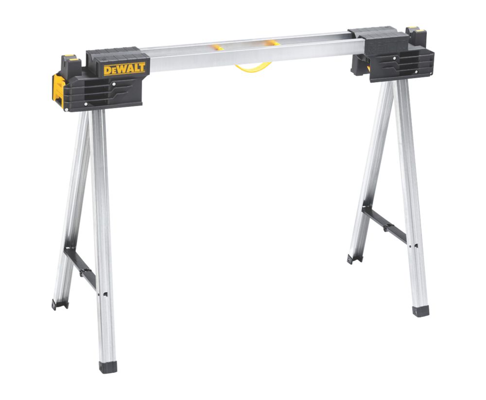 DeWalt Metal Saw Horse Pair 135cm 2 Pack - Screwfix