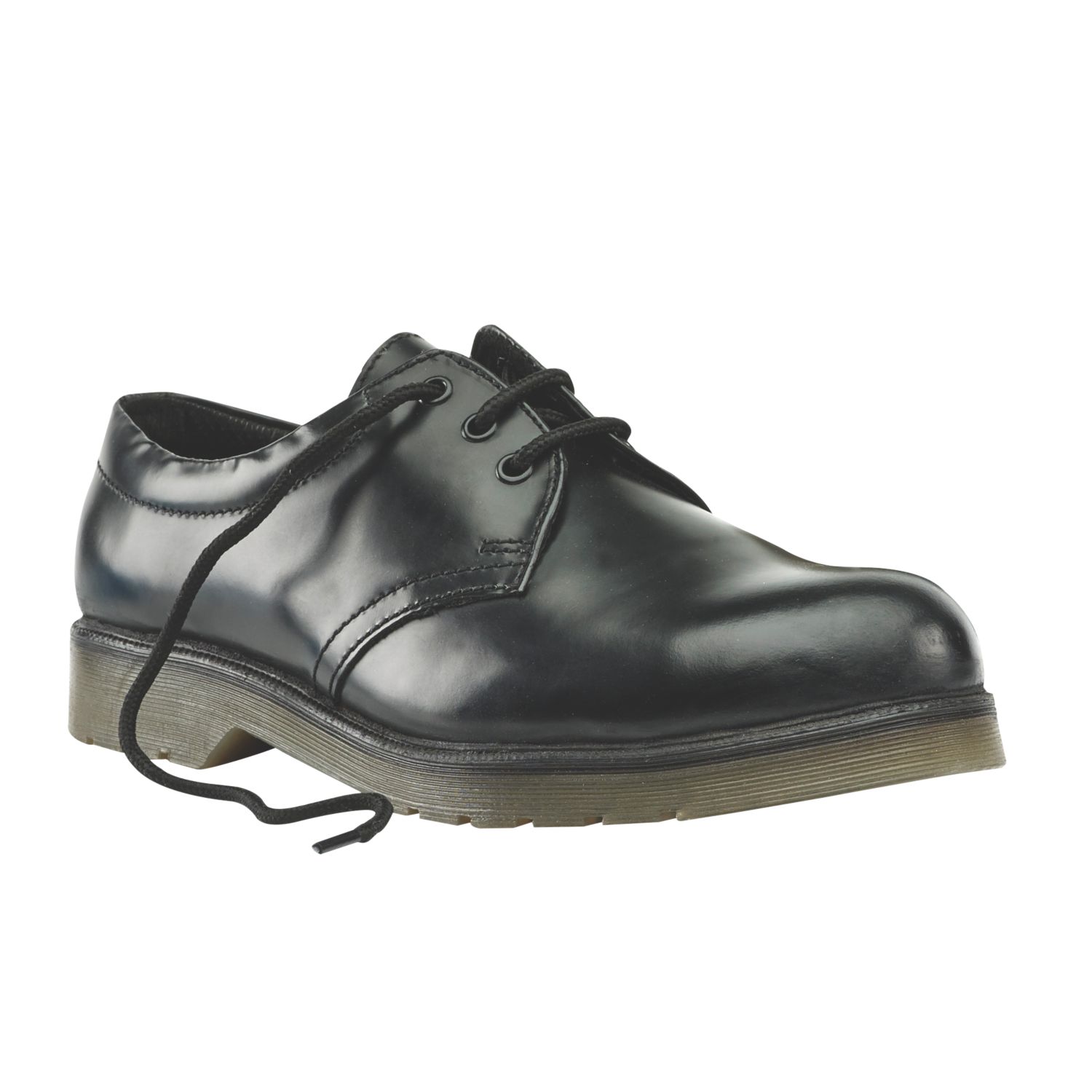 Sterling Steel Cushion Sole Size 9 Black Steel Toe Cap Safety Shoes (78048)