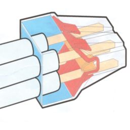 Wago 773-108 24A 8-Way Push-Wire Connectors 50 Pack