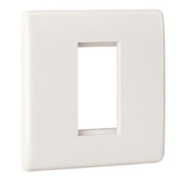LAP  1-Module Modular Faceplate White