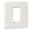 LAP  1-Module Modular Faceplate White