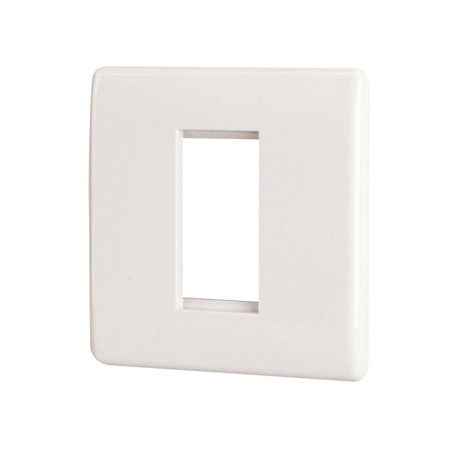 LAP 1-Module Modular Faceplate White (78092)