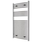 Blyss 1100mm x 600mm 1303BTU Chrome Curved  Towel Radiator