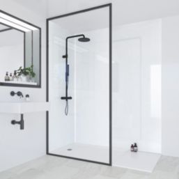 Multipanel Unlipped Bathroom Waterproof Wall Panel  Gloss Blizzard 2400mm x 1200mm x 11mm