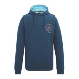 Regatta Cline  Hooded Sweatshirt Moonlight Denim /  Nordic Blue 2X Large 54.3" Chest
