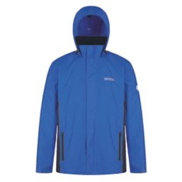 Regatta Matt Waterproof Shell Jacket Oxford Blue/Iron Small Size 37 1/2" Chest