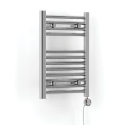 Terma 600mm x 400mm 410BTU Chrome Flat Electric Towel Radiator