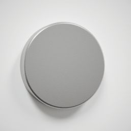 Splashback  Bathroom Splashback Crystal Clear with Satin Chrome Caps 250mm x 600mm x 4mm