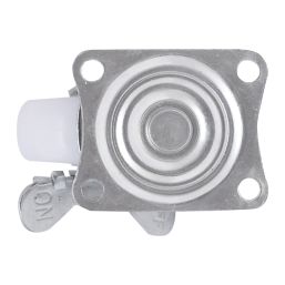 Essentials Braked Swivel Castor 50mm White