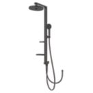 Ideal Standard Alu+  HP/Combi Flexible Exposed Silk Black Thermostatic Mixer Shower