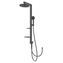 Ideal Standard Alu+  HP/Combi Flexible Exposed Silk Black Thermostatic Mixer Shower
