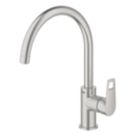 Refurb Grohe Start Cumbria Single Lever Kitchen Sink Mixer Tap Supersteel