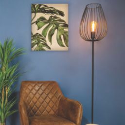 Eglo Newtown Floor Lamp Black