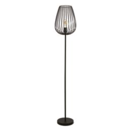 Eglo Newtown Floor Lamp Black