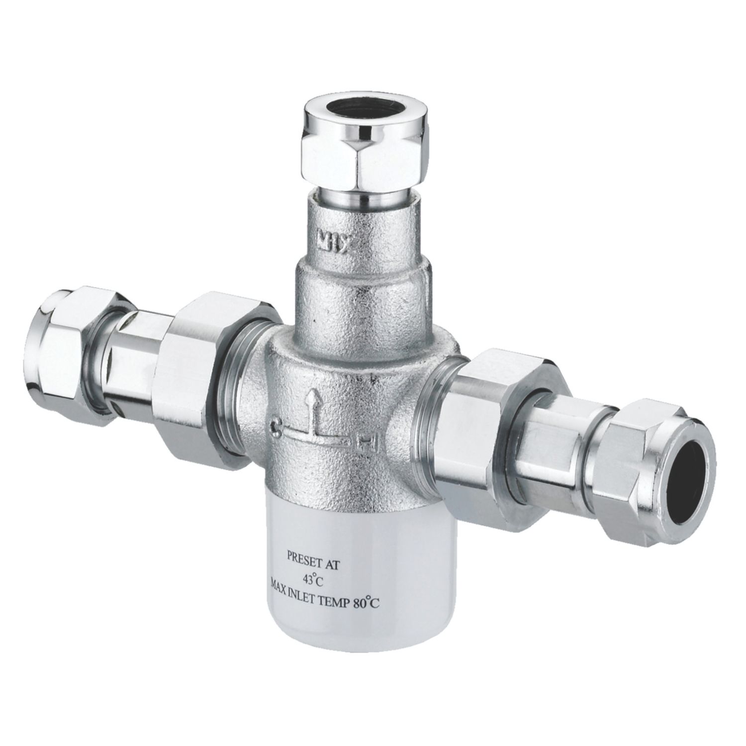 Bristan MT503CP TMV3 Thermostatic Under-Sink Blending Valve 15mm (780RH)