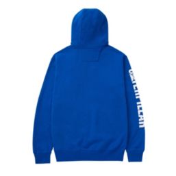 CAT Trademark Banner Hoodie Blue 2X Large 50" Chest