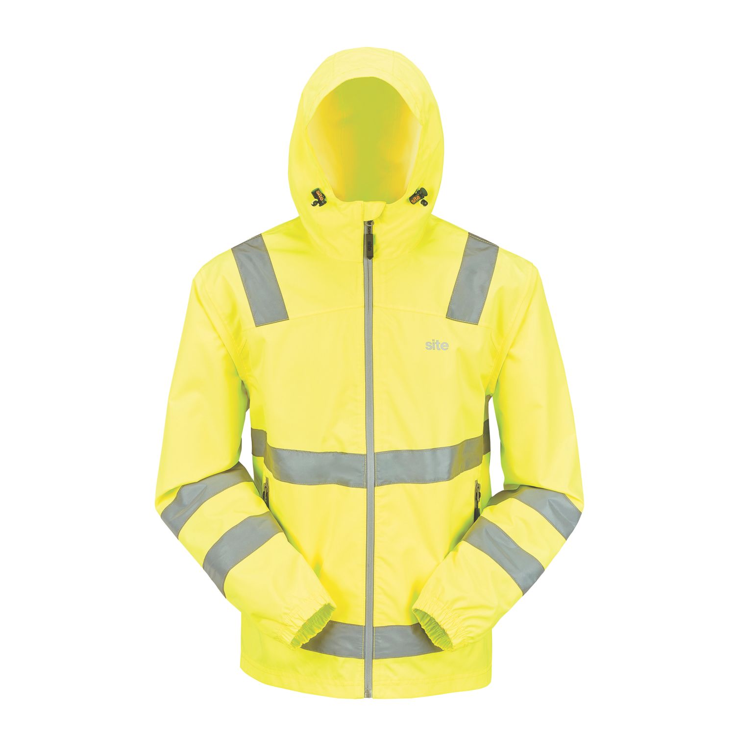 Site Harvell Hi-Vis Lightweight Jacket Yellow Large 50" Chest (780XR)