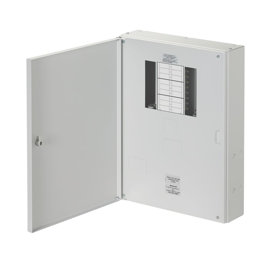 Wylex NH 6-Way Meter Ready 3-Phase Type B Distribution Board