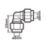 Flomasta  Brass Compression Equal 90° Elbow 8mm