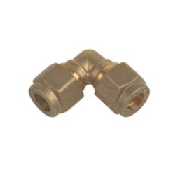 Flomasta  Brass Compression Equal 90° Elbow 8mm