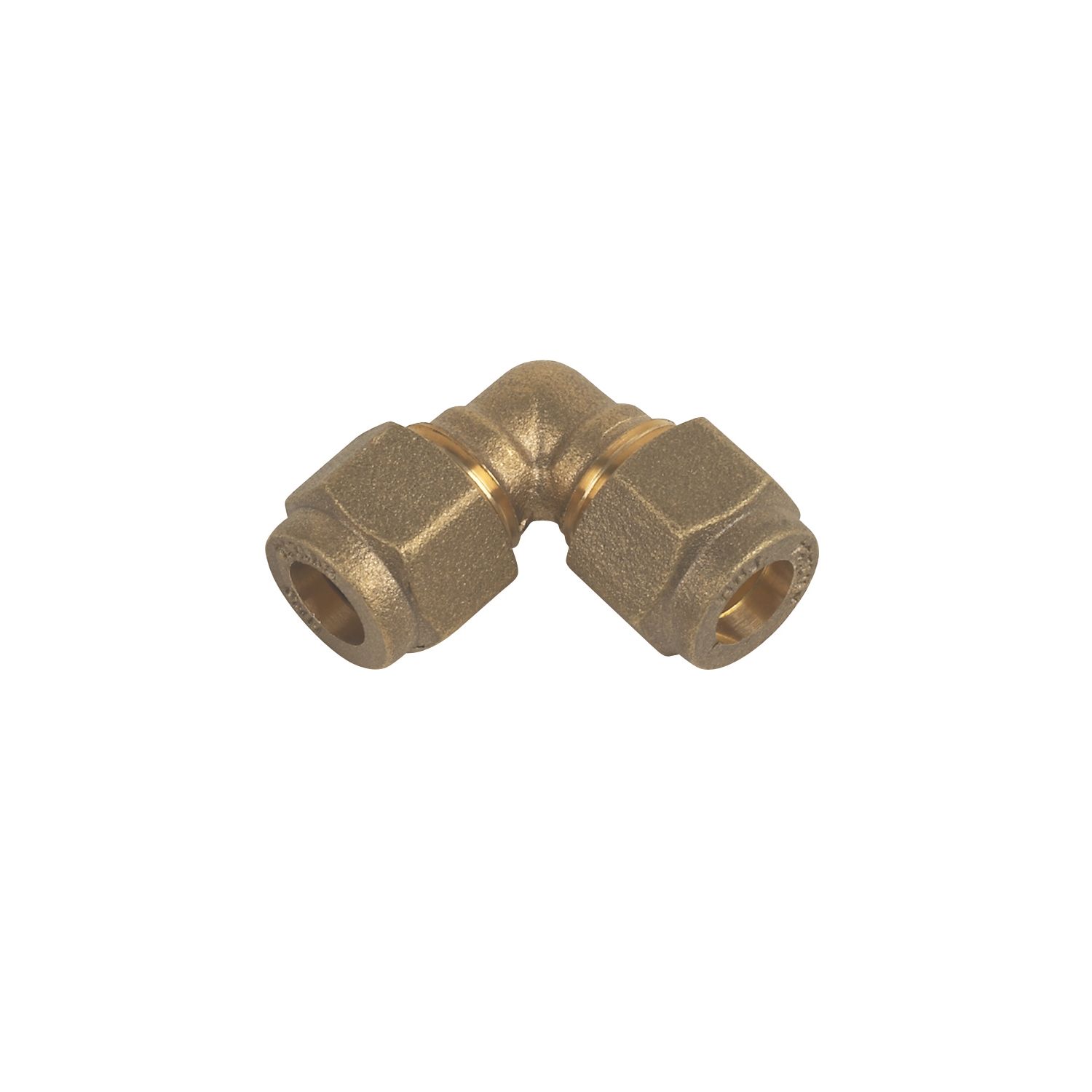 Flomasta Brass Compression Equal 90° Elbow 8mm (78141)