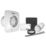 Xpelair LV100TS 100mm (4") Axial Bathroom Extractor Fan with Timer White 220-240V