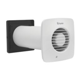 Xpelair LV100TS 100mm (4") Axial Bathroom Extractor Fan with Timer White 220-240V