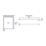Palermo  Semi-Framed Showerwall Glass Chrome 1000mm x 1950mm