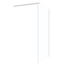 Palermo  Semi-Framed Showerwall Glass Chrome 1000mm x 1950mm
