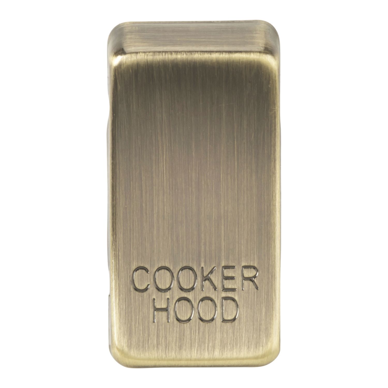 Knightsbridge 'COOKER HOOD' Switch Cover Antique Brass (781CR)
