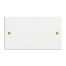 Varilight  2-Gang Blanking Plate Chalk White
