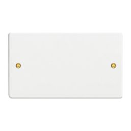 Varilight  2-Gang Blanking Plate Chalk White