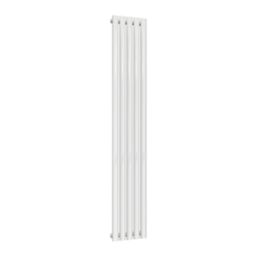 Reina Elips Single 1800mm x 300mm 2104BTU White Vertical Designer Radiator