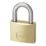 Smith & Locke  Brass   Closed Shackle  Padlock 60mm