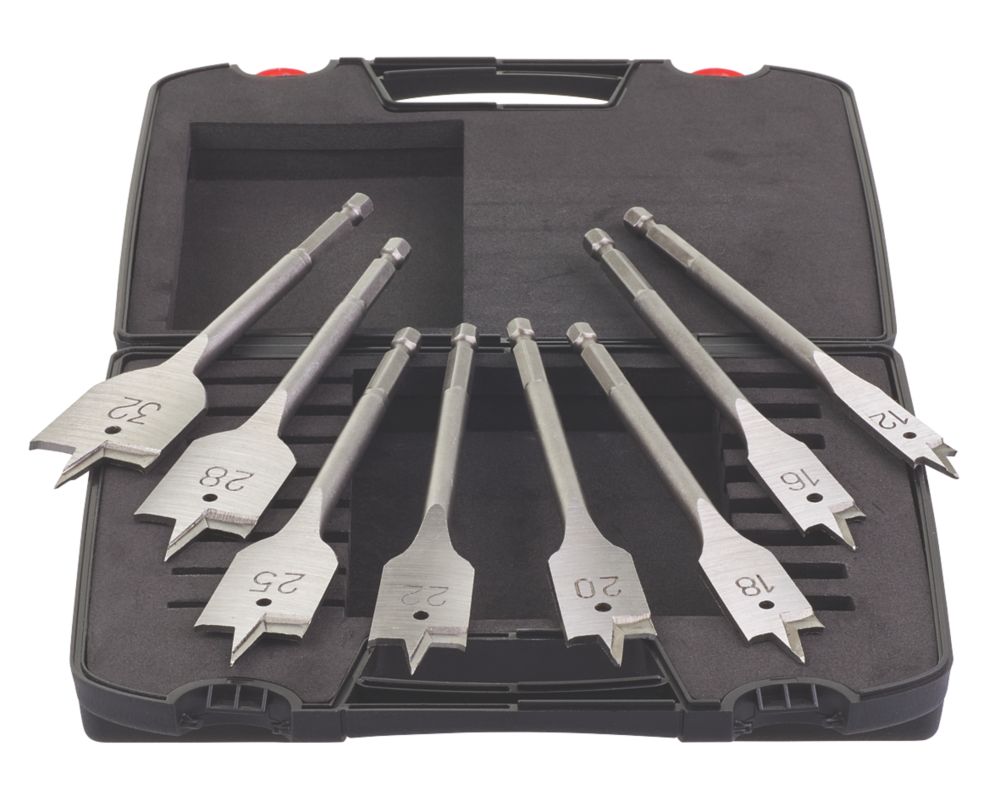 Milwaukee flat best sale boring bit set