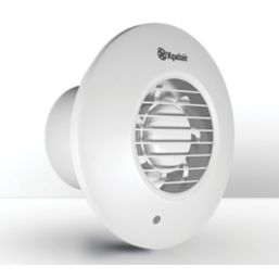Xpelair SSSFC100 Simply Silent 4" Axial Bathroom Shower Extractor Fan Kit with Timer White 220-240V