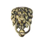 Hardware Solutions Door Knocker Lion Head Antique Brass 95mm x 165mm