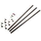 Rothley  Hardwood Handrail Kit Ebony 3600mm