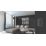 British General Evolve 1-Gang 2-Way LED Single Secondary Trailing Edge Touch Dimmer Switch  Grey with Black Inserts