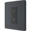 British General Evolve 1-Gang 2-Way LED Single Secondary Trailing Edge Touch Dimmer Switch  Grey with Black Inserts