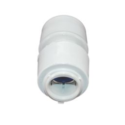 FloPlast FloFit+ Plastic Push-Fit Equal Straight Coupler 22mm