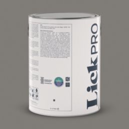 LickPro  5Ltr Grey 09 Vinyl Matt Emulsion  Paint