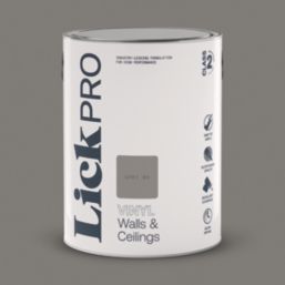 LickPro  5Ltr Grey 09 Vinyl Matt Emulsion  Paint